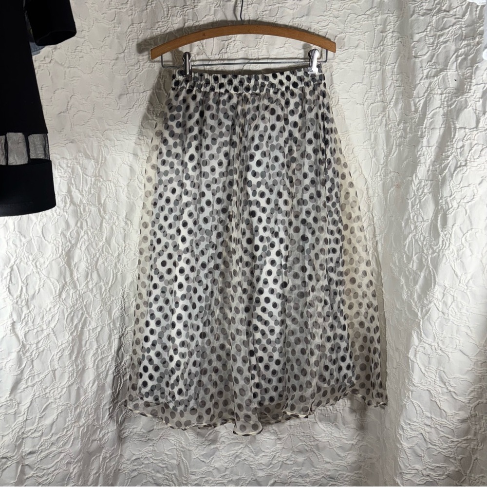 Elegant Polka Dot Skirt